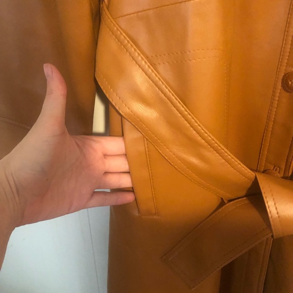 Vintage camel trench - Picture 4 of 8